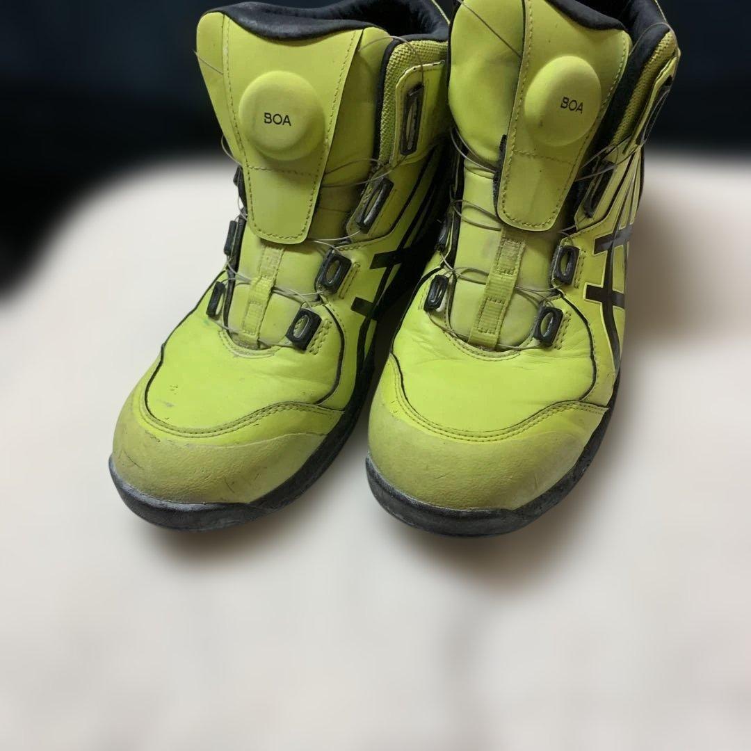 ASICS レッド ハイカット安全靴CP304BOA 中古品　まとめて3足