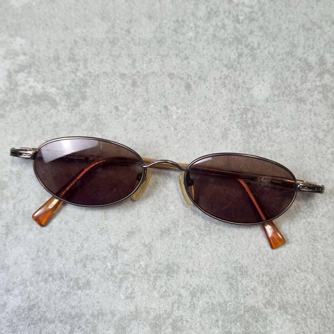 小物 JPG Jean Paul Gaultier oval sunglasses