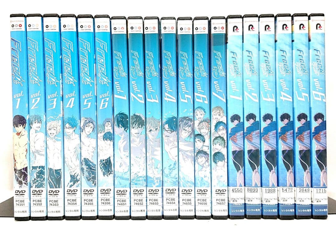 Free/フリー/エターナルサマー【1期+2期+3期】DVD 全19巻