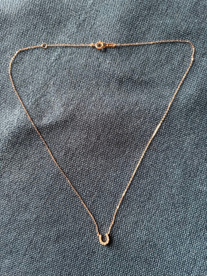 【期間限定販売品】　4℃ ホースシューモチーフ ネックレス