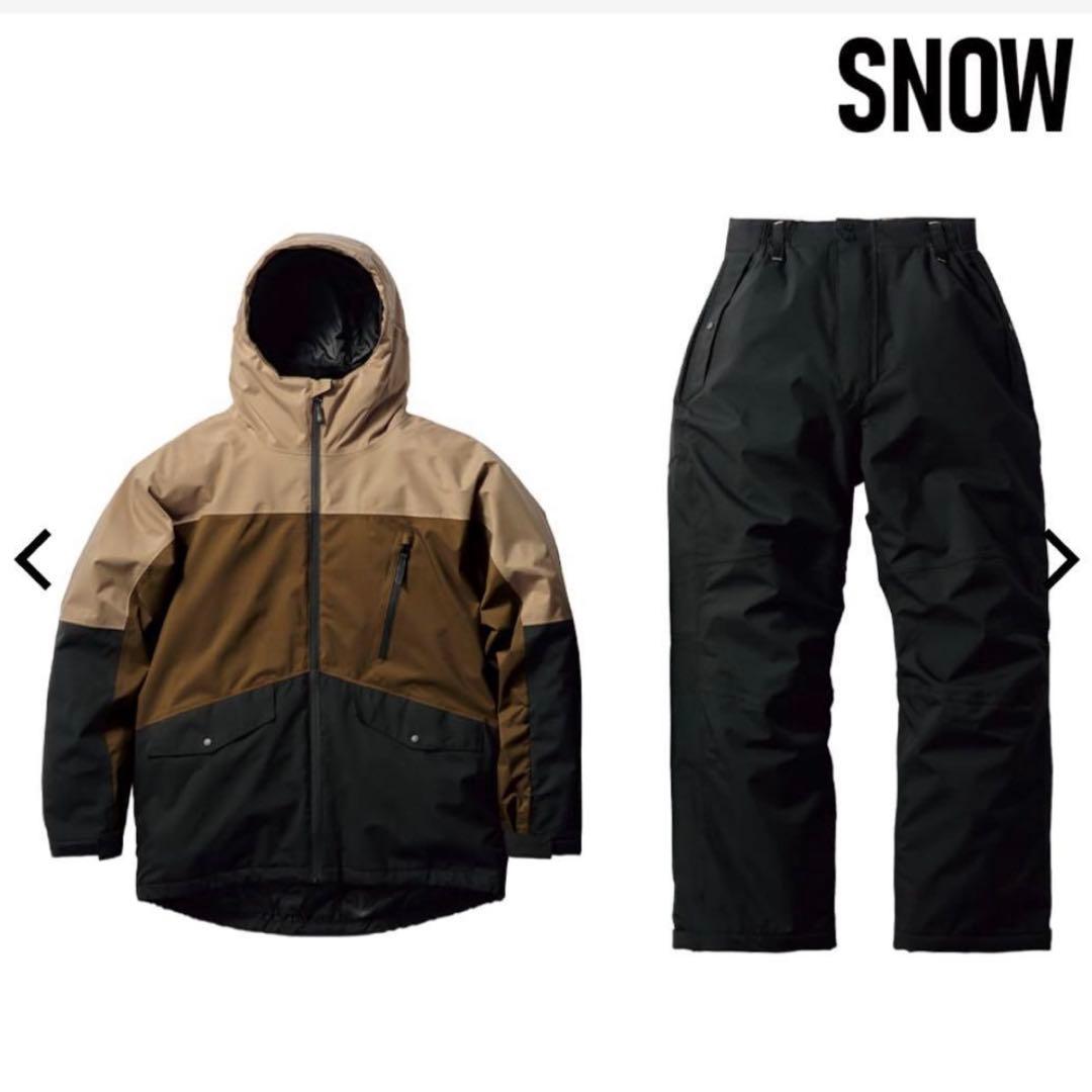 【即発送可】ワークマン防水防寒スーツ スノーブラウンLL（身長175〜185㎝）