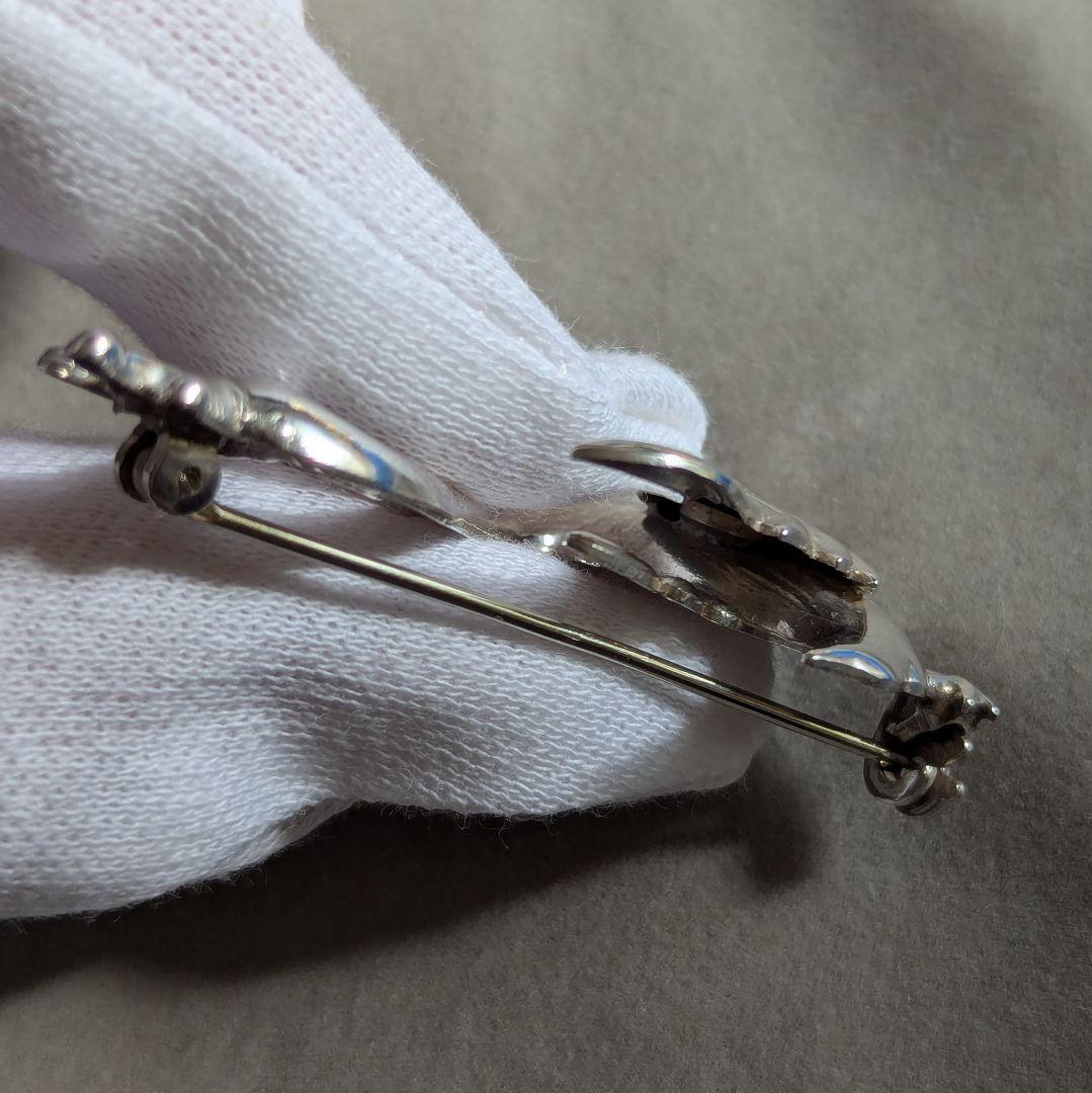 STERLING Lang社製 白鳥ブローチ ヴィンテージ