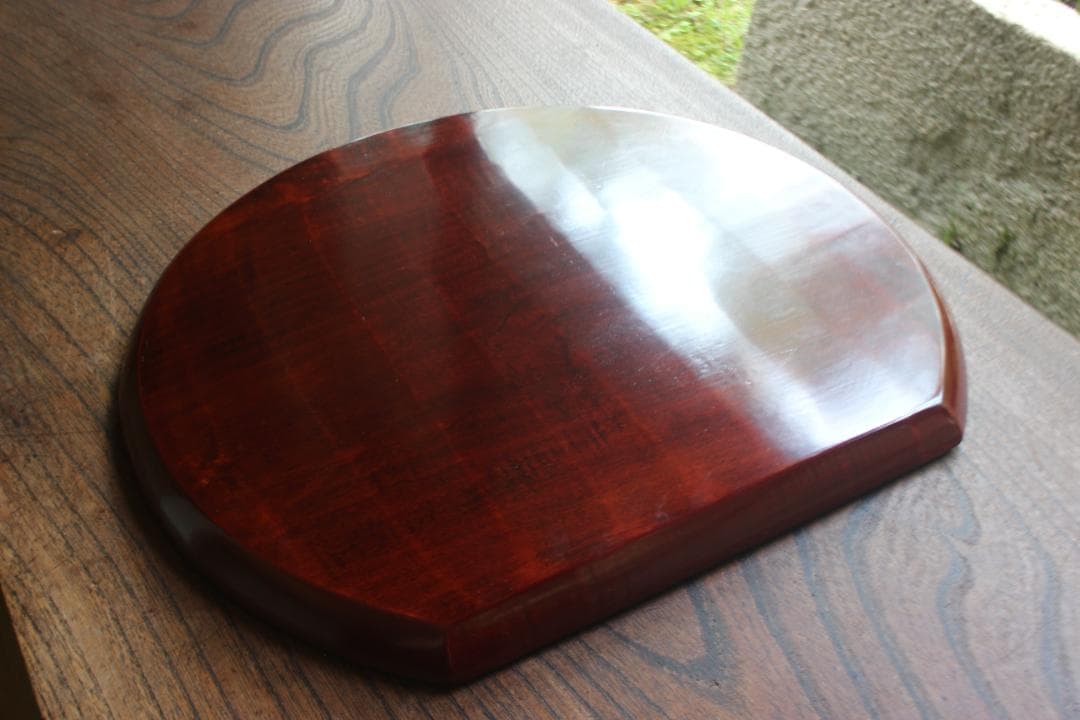 専用！極上朱漆の美しい後藤塗の半月盆4点（検輪島塗半月膳お盆