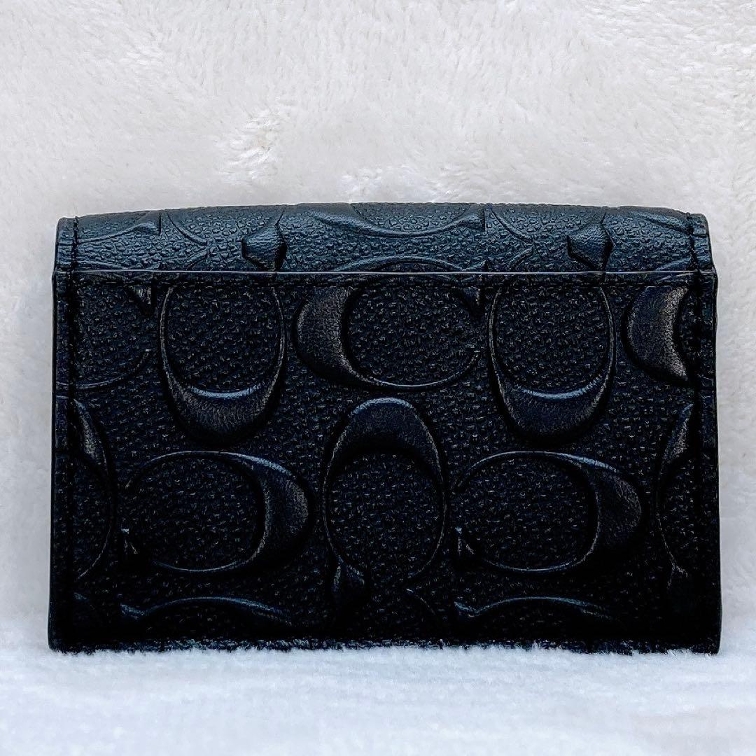 ✨未使用✨COACH コーチ カードケース シグネチャー 名刺入れ ブラック