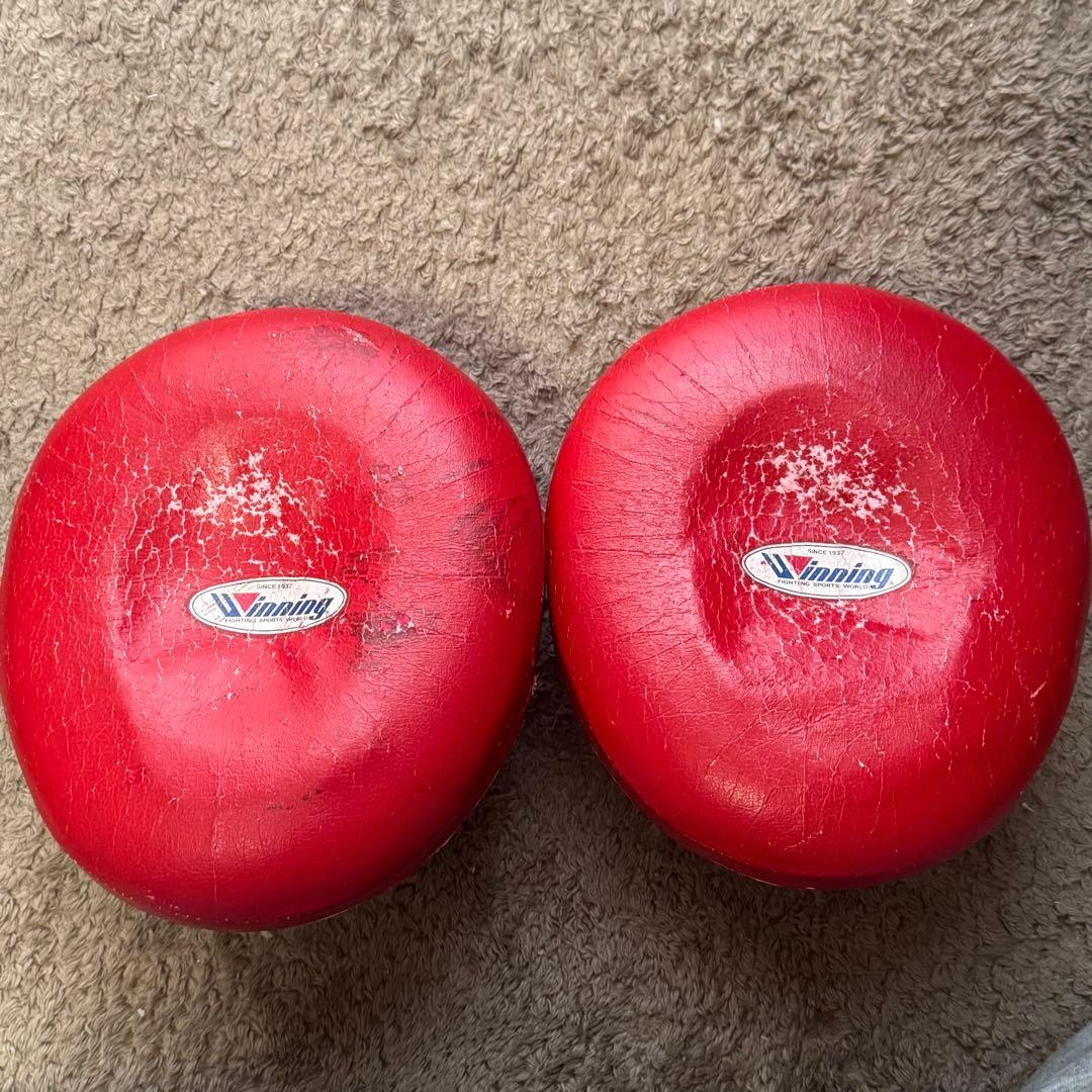 Winning パンチングミット 赤 CM-50