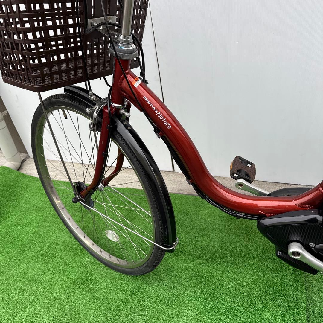 ブリヂストン電動アシスト自転車26インチ 8.9Ah レッド