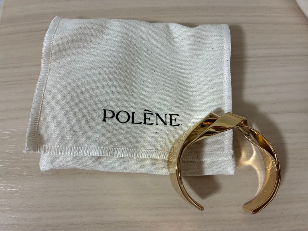 ポレーヌ【新品】Éole バングル エディション 24Kゴールドメッキ　Sサイズ