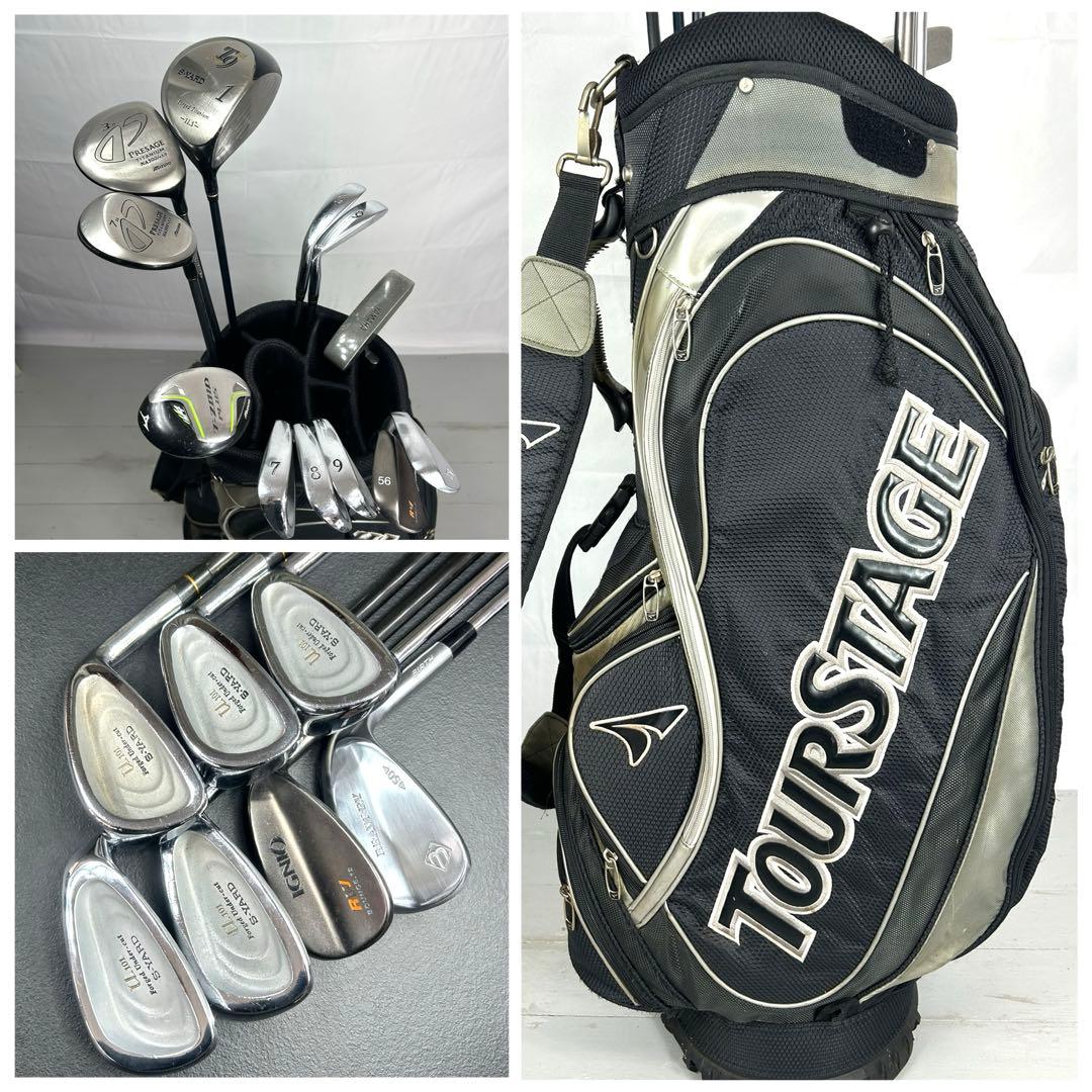 本格派 メンズゴルフクラブ 12本 フルセット ゴルフセット 豪華 お試しセット