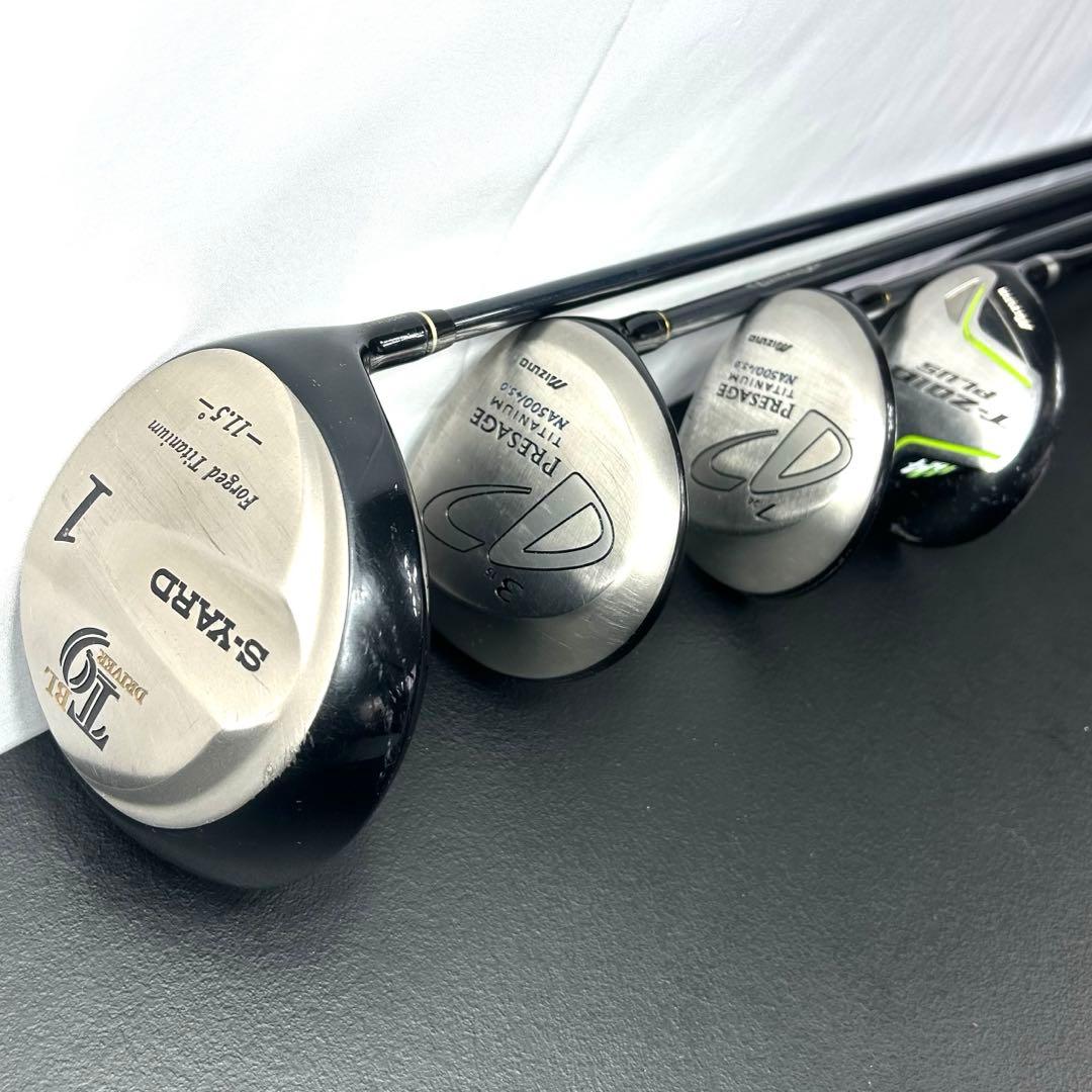 本格派 メンズゴルフクラブ 12本 フルセット ゴルフセット 豪華 お試しセット