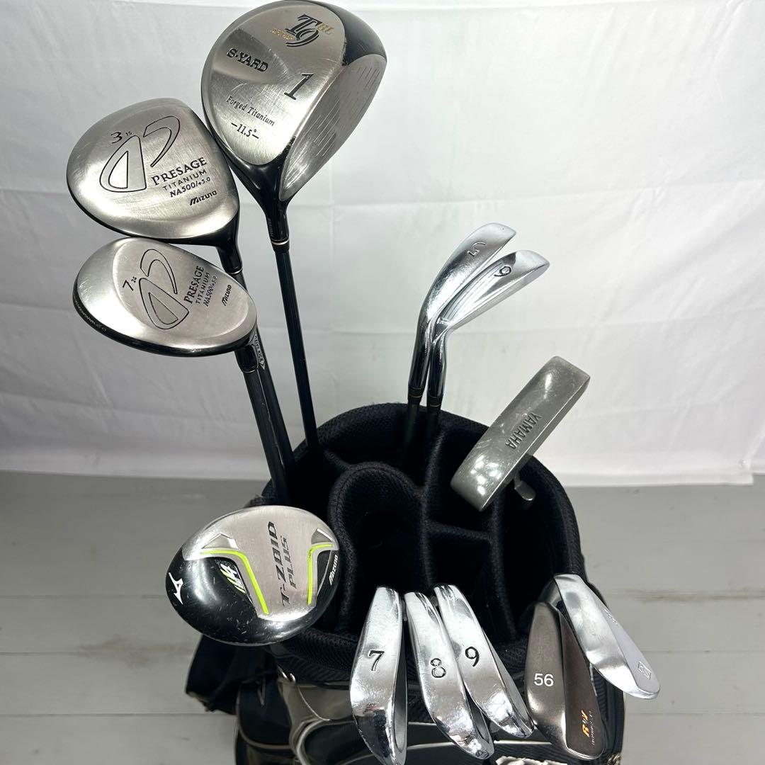 本格派 メンズゴルフクラブ 12本 フルセット ゴルフセット 豪華 お試しセット