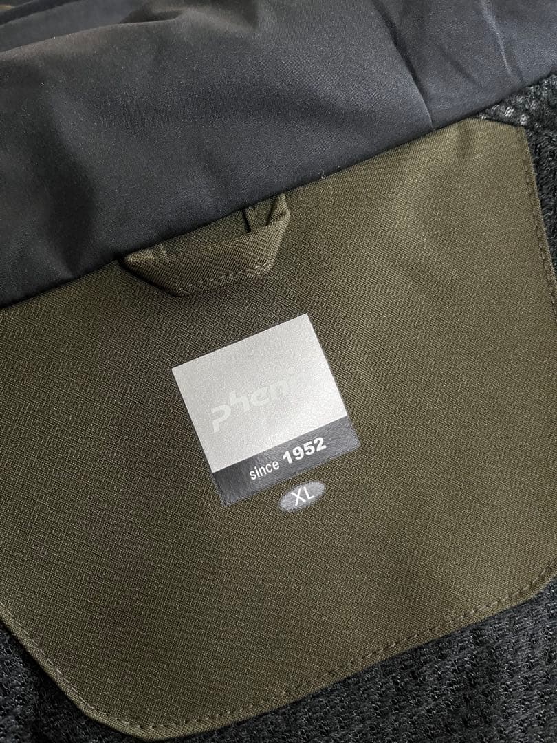 美品 Phenix フェニックス メンズ スキージャケット カーキ×ブラックXL