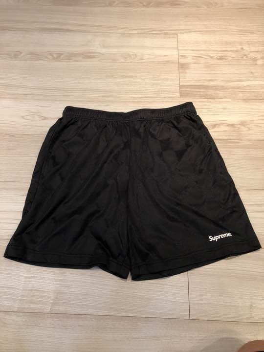 パンツ supreme checkered soccer shorts