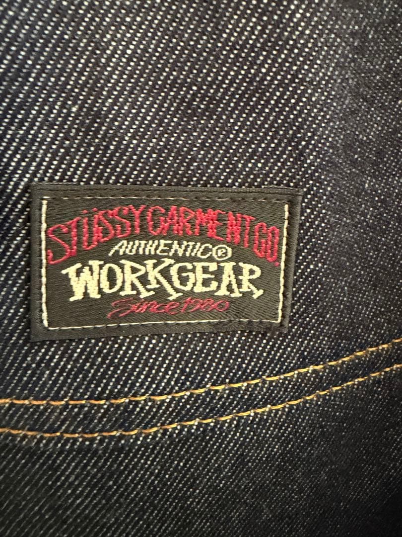 Stüssy デニムワークジャケット インディゴ サイズM