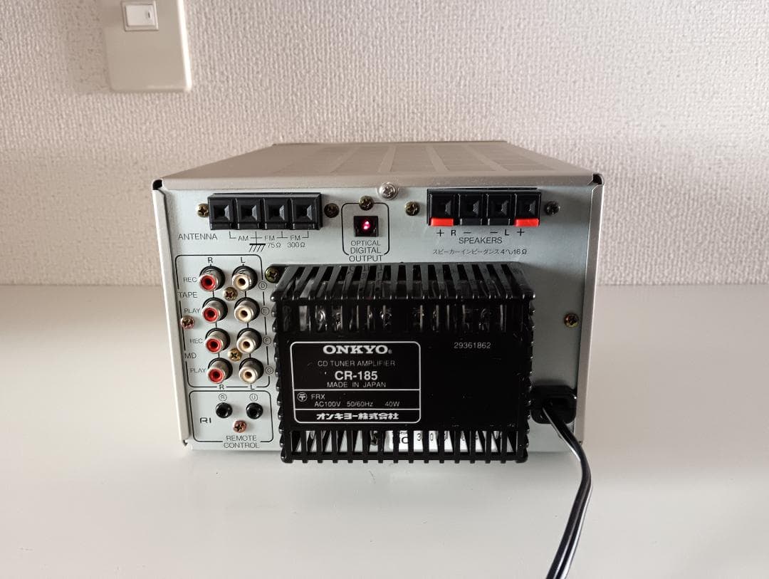 ONKYO CR-185 オンキョー CDチューナーアンプ 美品 ☆ DD