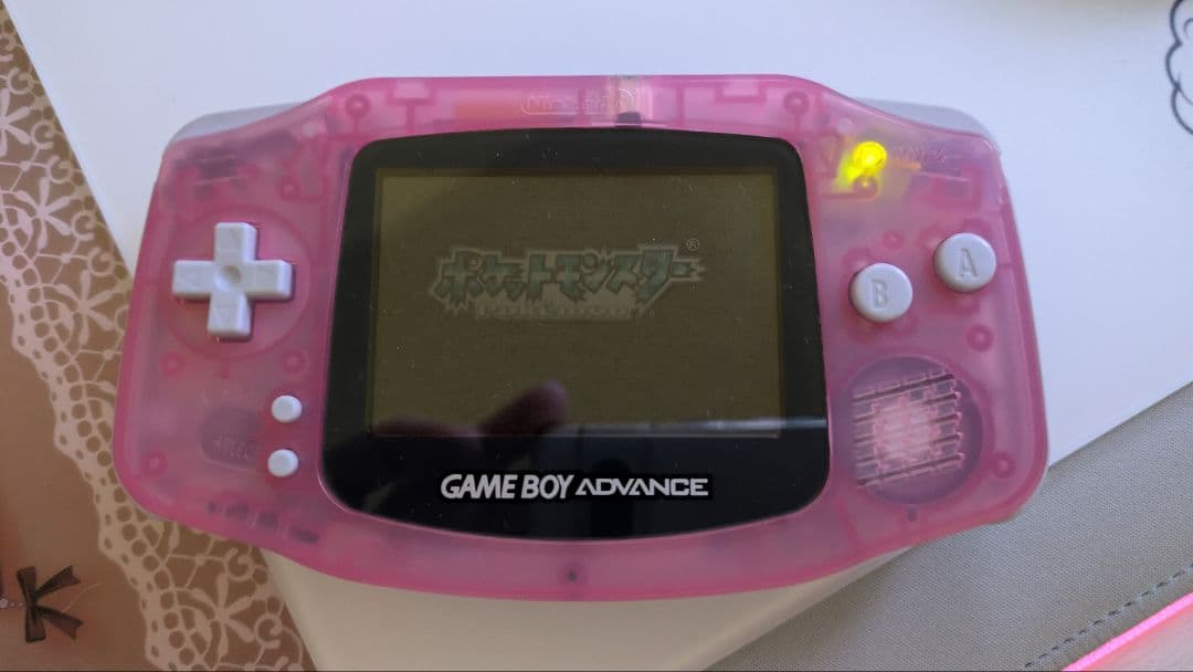 GAMEBOYAdvance ミルキーピンク