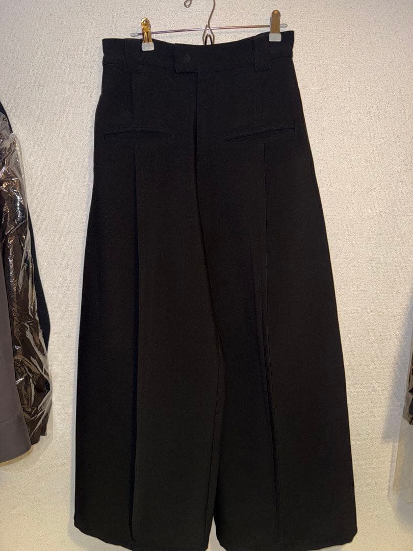 Fax Copy Express wide leg pants ブラック
