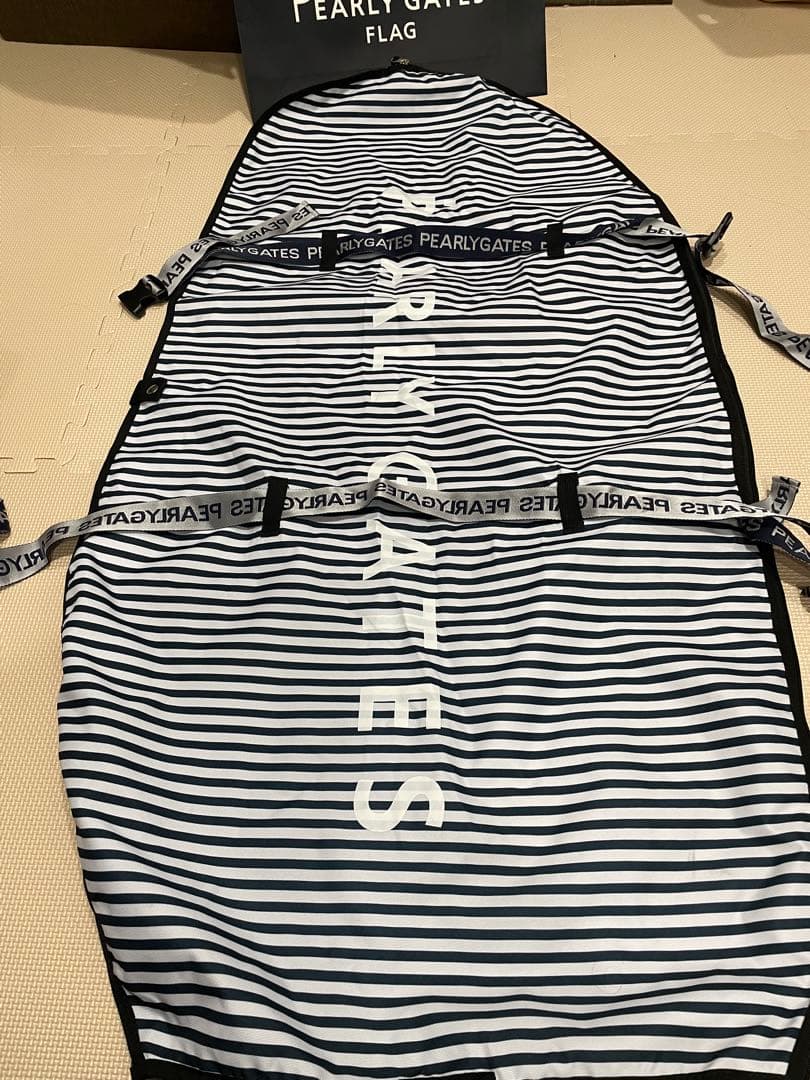 PEARLY GATES パーリーゲイツ ボーダー柄 トラベルカバー