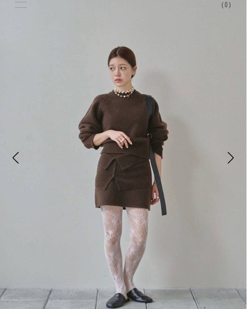 早い者勝ち＊ todayful ＊Layered Knit Skirt ＊完売品