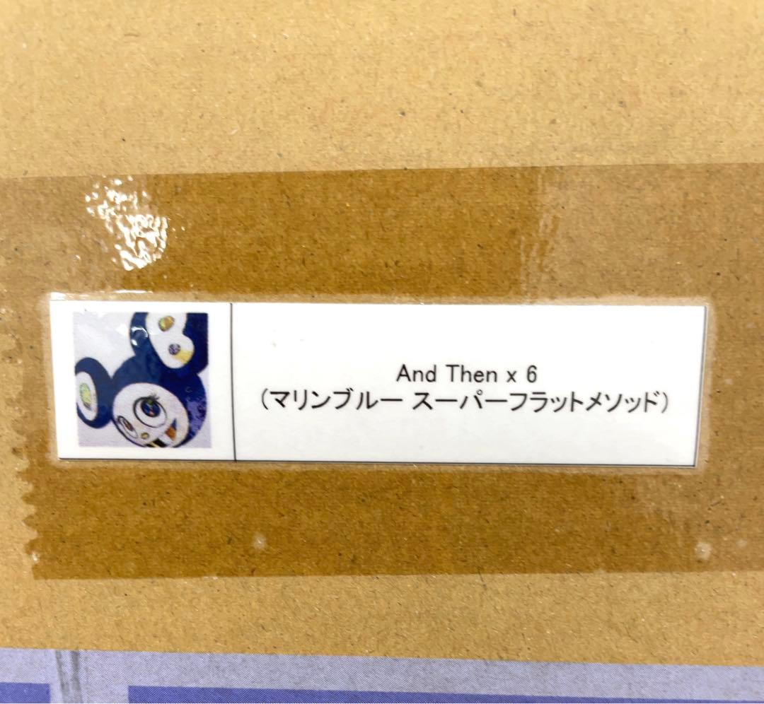 村上隆　And Then × 6 (マリンブルー　スーパーフラットメソッド)