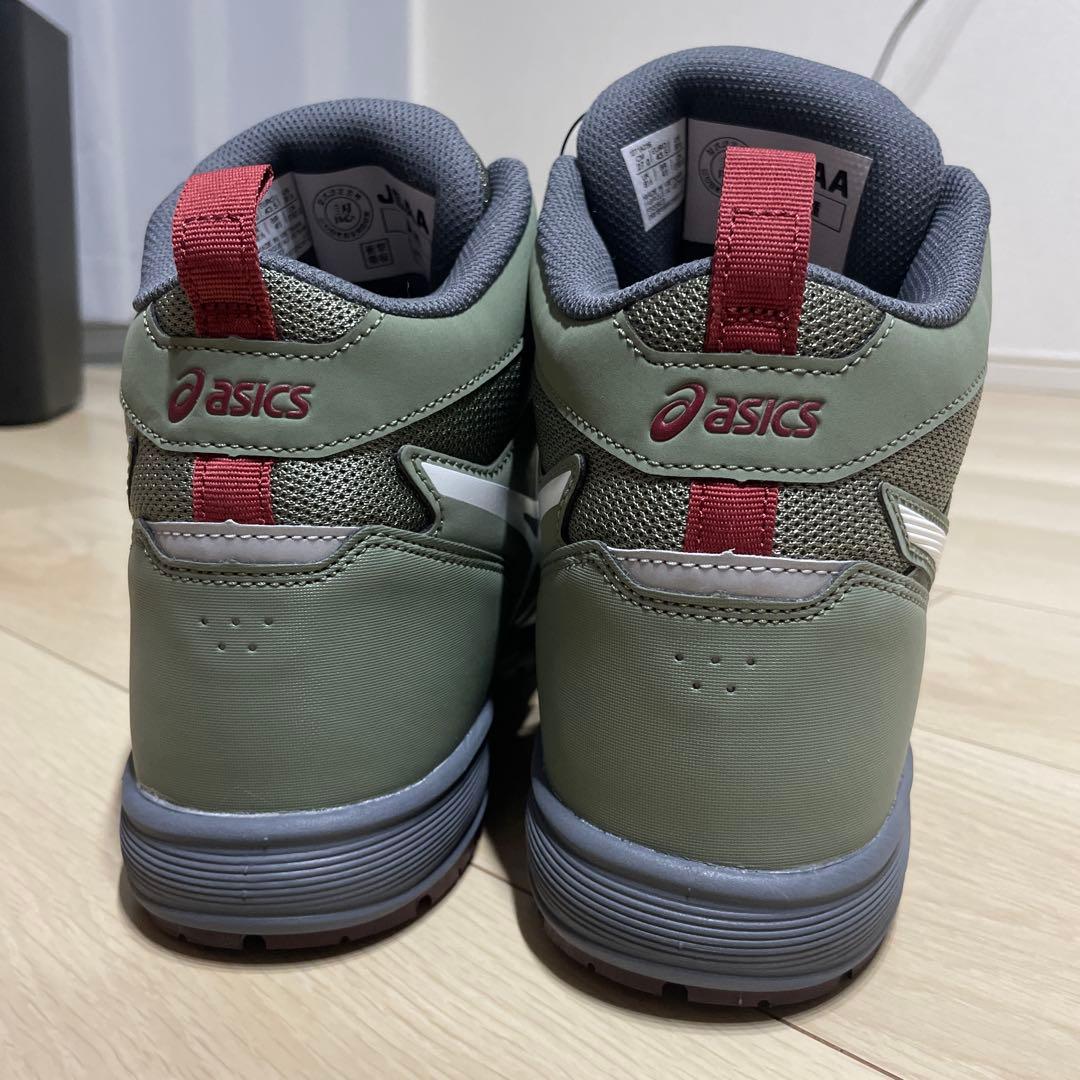 ASICS BOAシステム安全靴ハイカット オリーブグリーン27cm