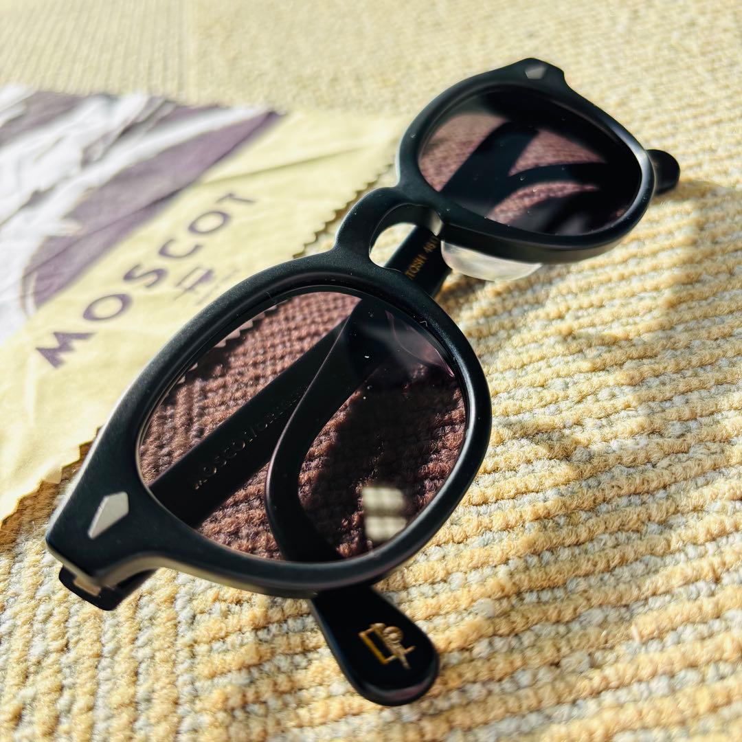 お値下げ　MOSCOT LEMTOSH 46 サングラス　マットブラック