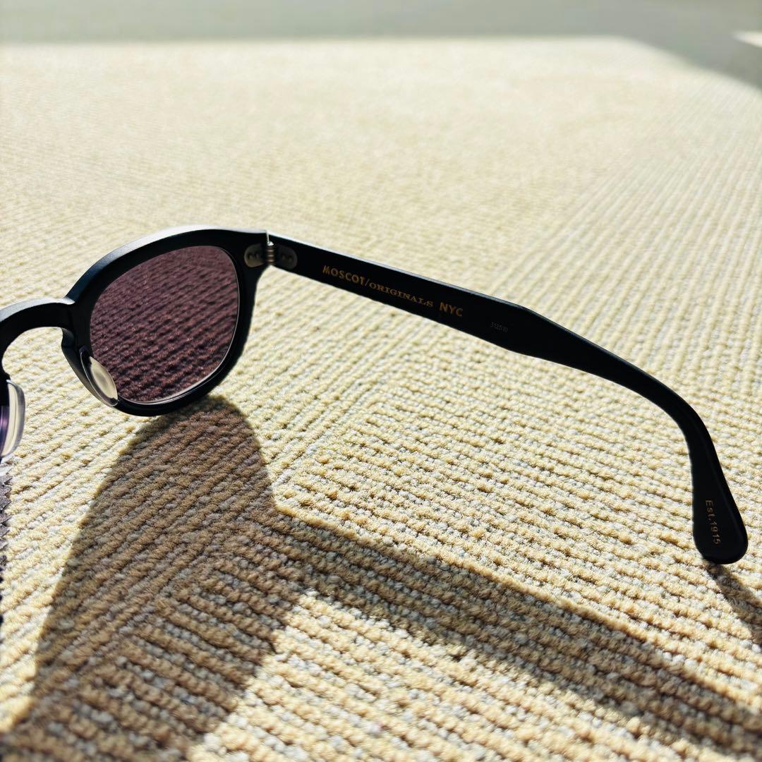 お値下げ　MOSCOT LEMTOSH 46 サングラス　マットブラック