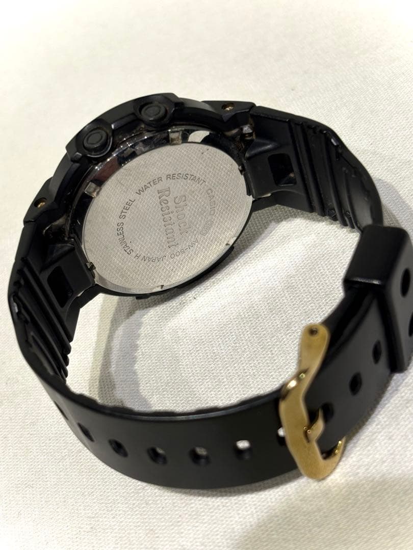 CASIO G-SHOCK AW-500 デジアナ　ブラック