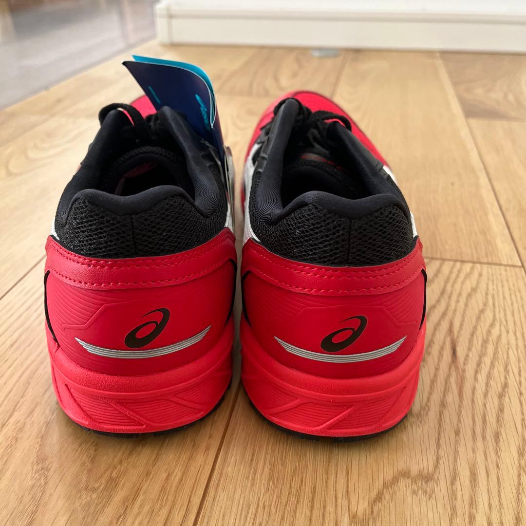 ASICS cp210 クラシックレッドxホワイト　安全靴