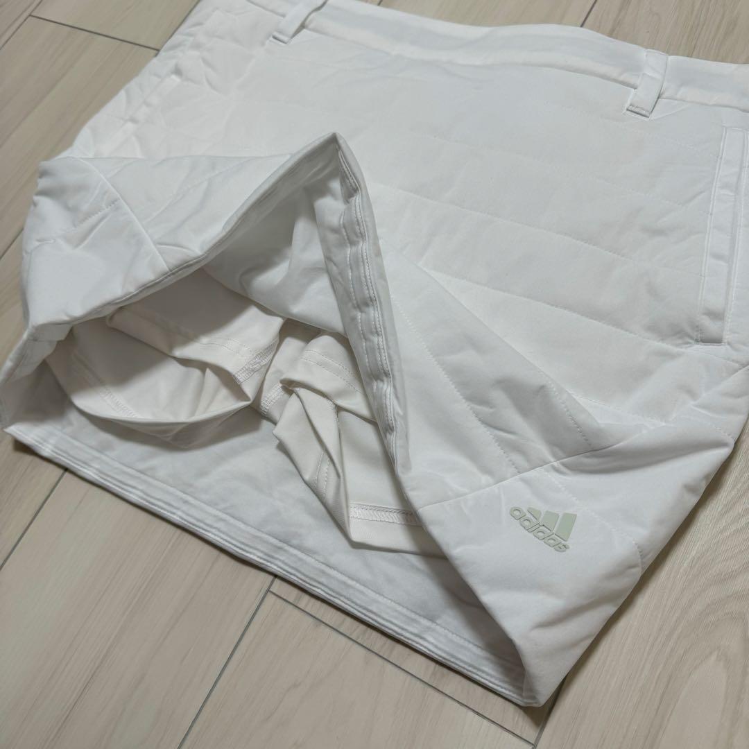 新品 アディダス セットアップ 中綿　ジャケット　スカート　秋冬　かわいい 白