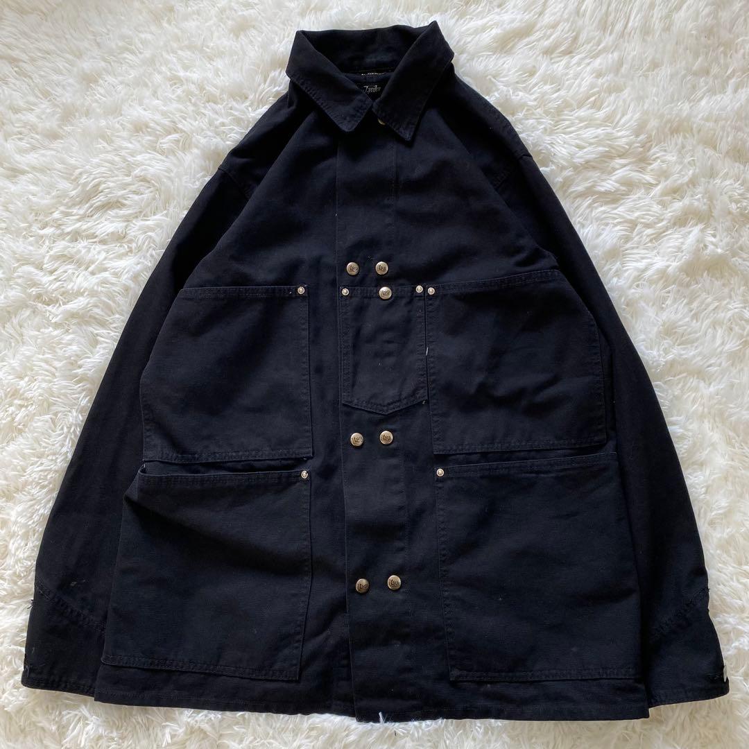 Lee Lyeden コラボ ダブルスナップボタン カバーオール 黒 美品 希少