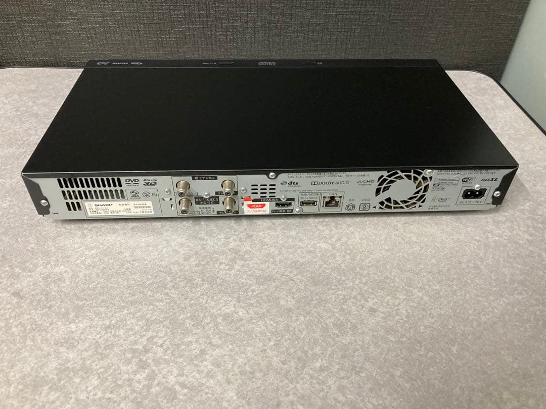 Y*r様 SHARP ブルーレイレコーダー 4B-C20AT3 ジャンク