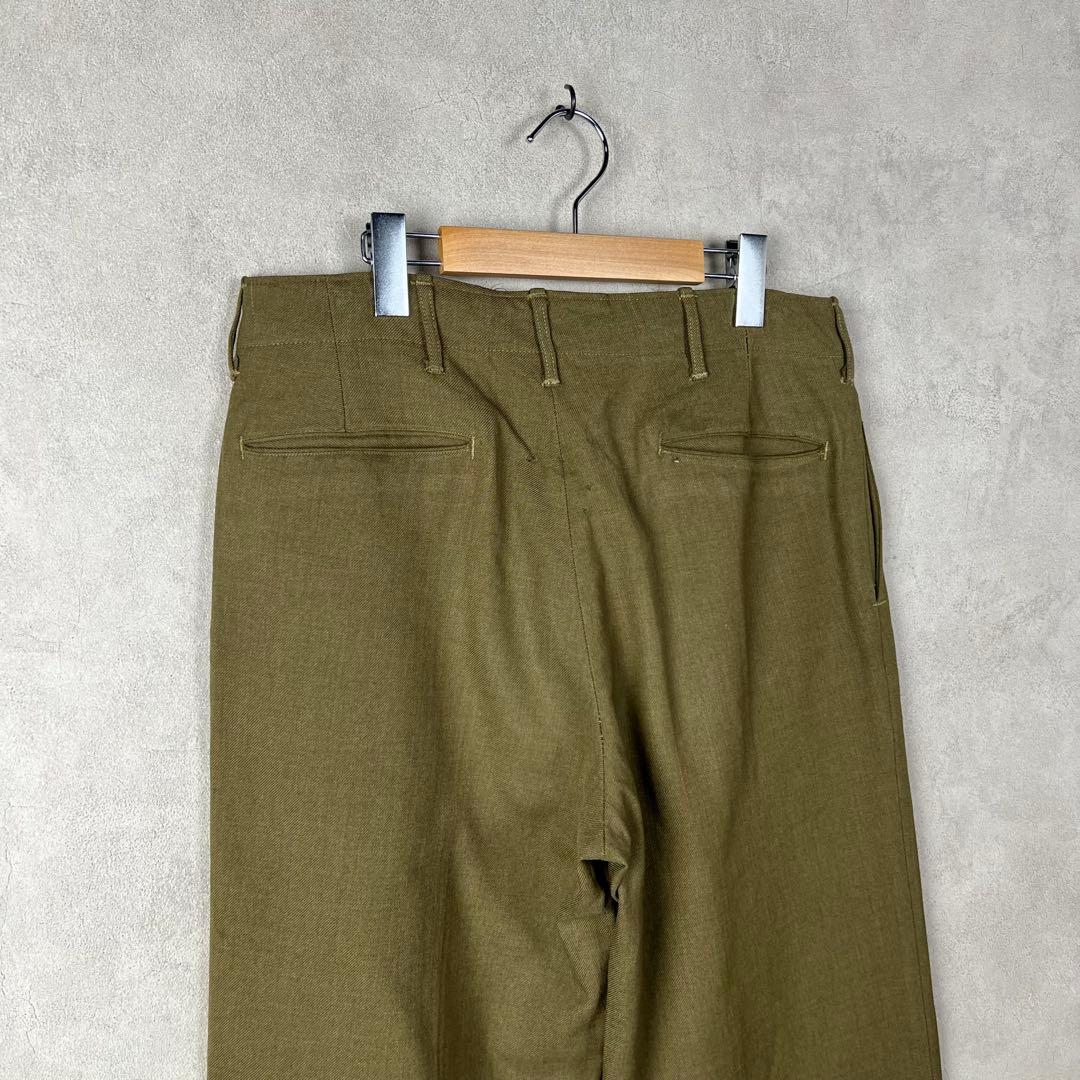 40s US ARMY 米軍実物 M37 ウールトラウザーズ vintage