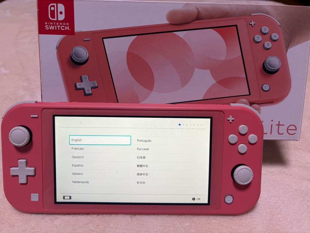 【本体のみ】Nintendo Switch Lite ピンク