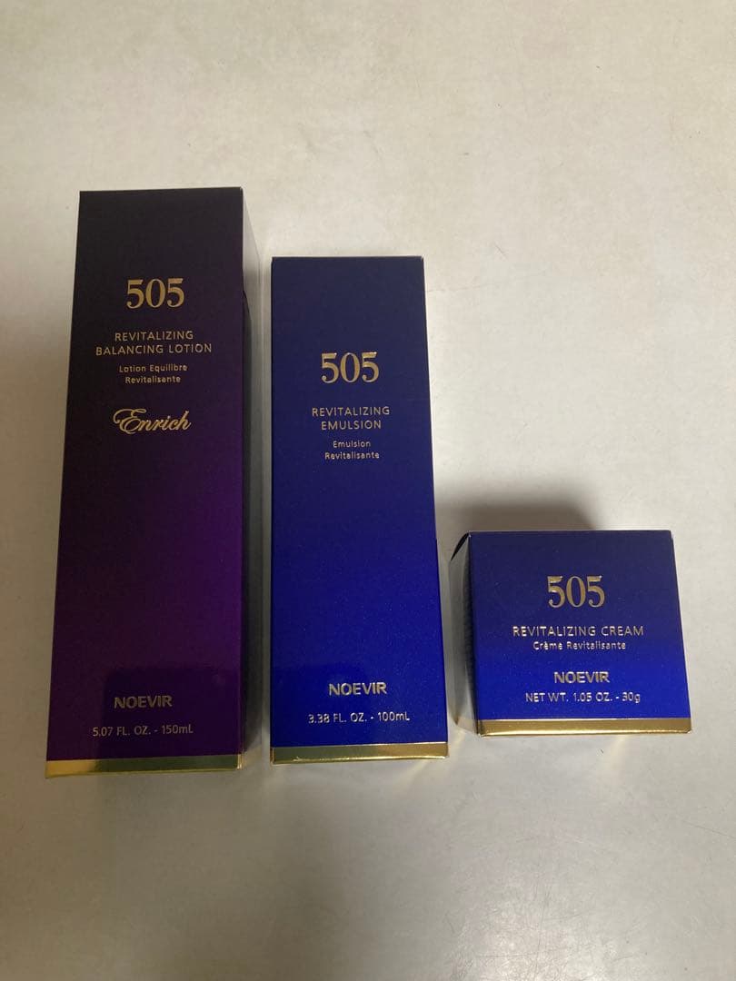 ノエビア505エンリッチローション&ミルクローション&クリーム