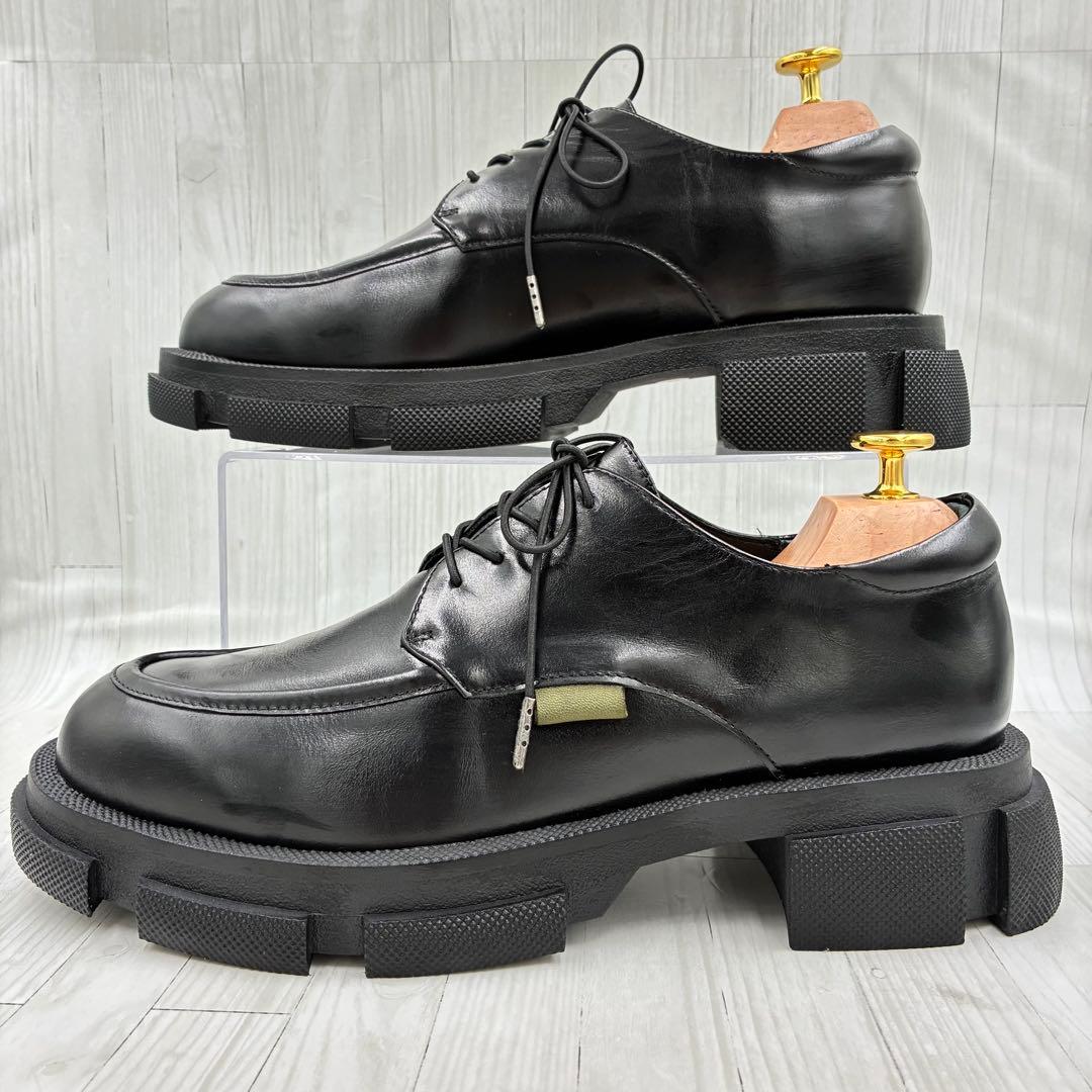 定番✨MANA✨厚底レースアップシューズ 24.5㎝ ブラック