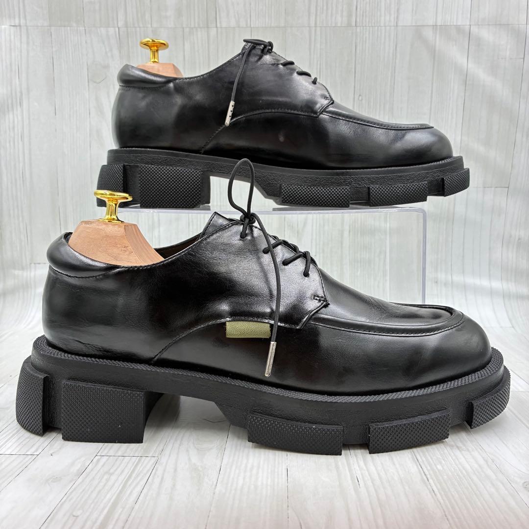 定番✨MANA✨厚底レースアップシューズ 24.5㎝ ブラック