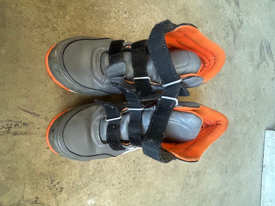 アシックス　asics 安全靴 26.5現場　職人グレー/オレンジ