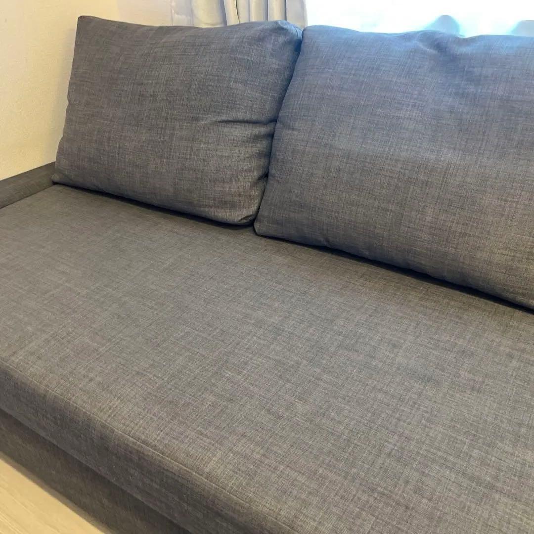 【直接引取】IKEA FRIHETEN ソファベッド ダークグレーフリーヘーテン