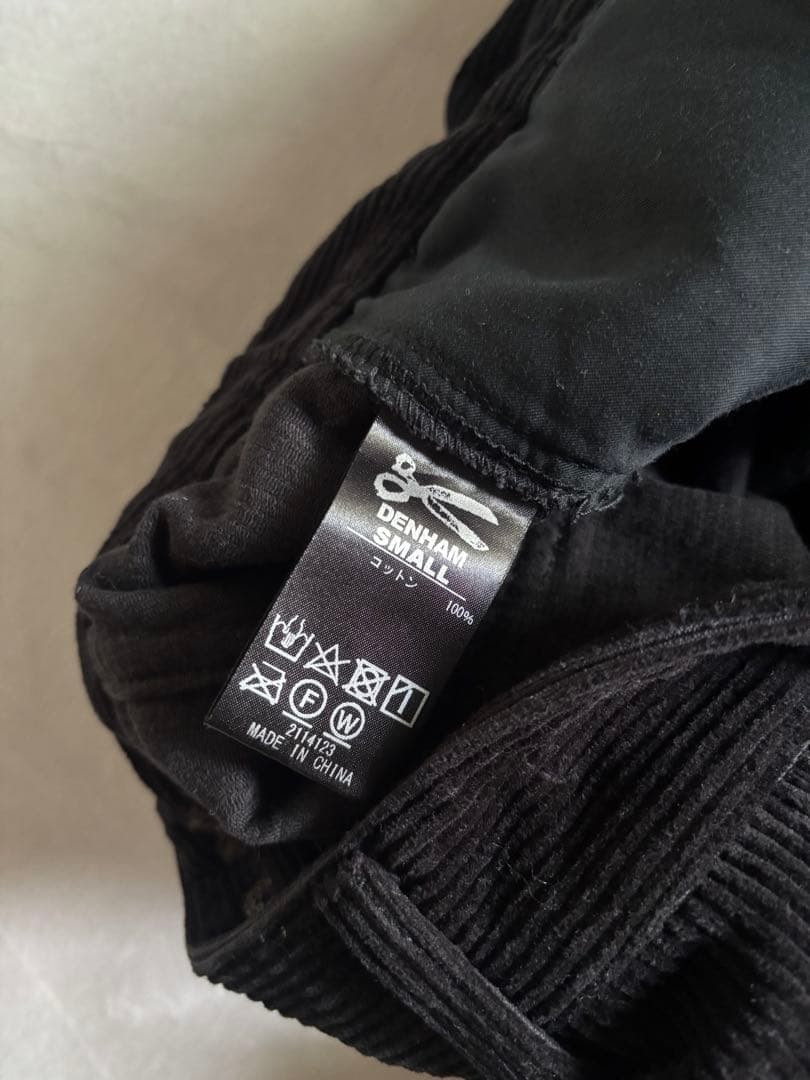 DENHAM コーデュロイパンツ S 黒