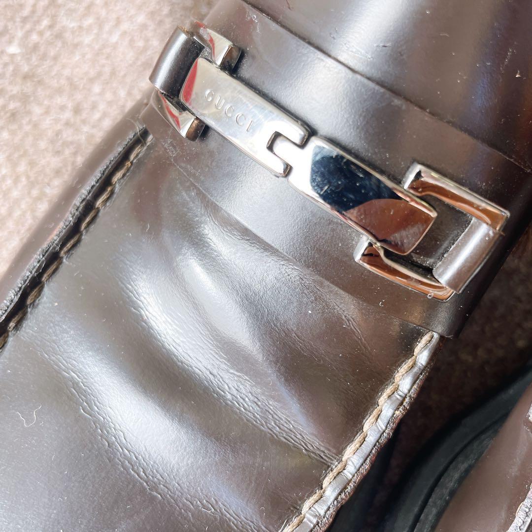 GUCCI ハイブリッド厚底ローファー グッチ ホースビットローファー 23.5
