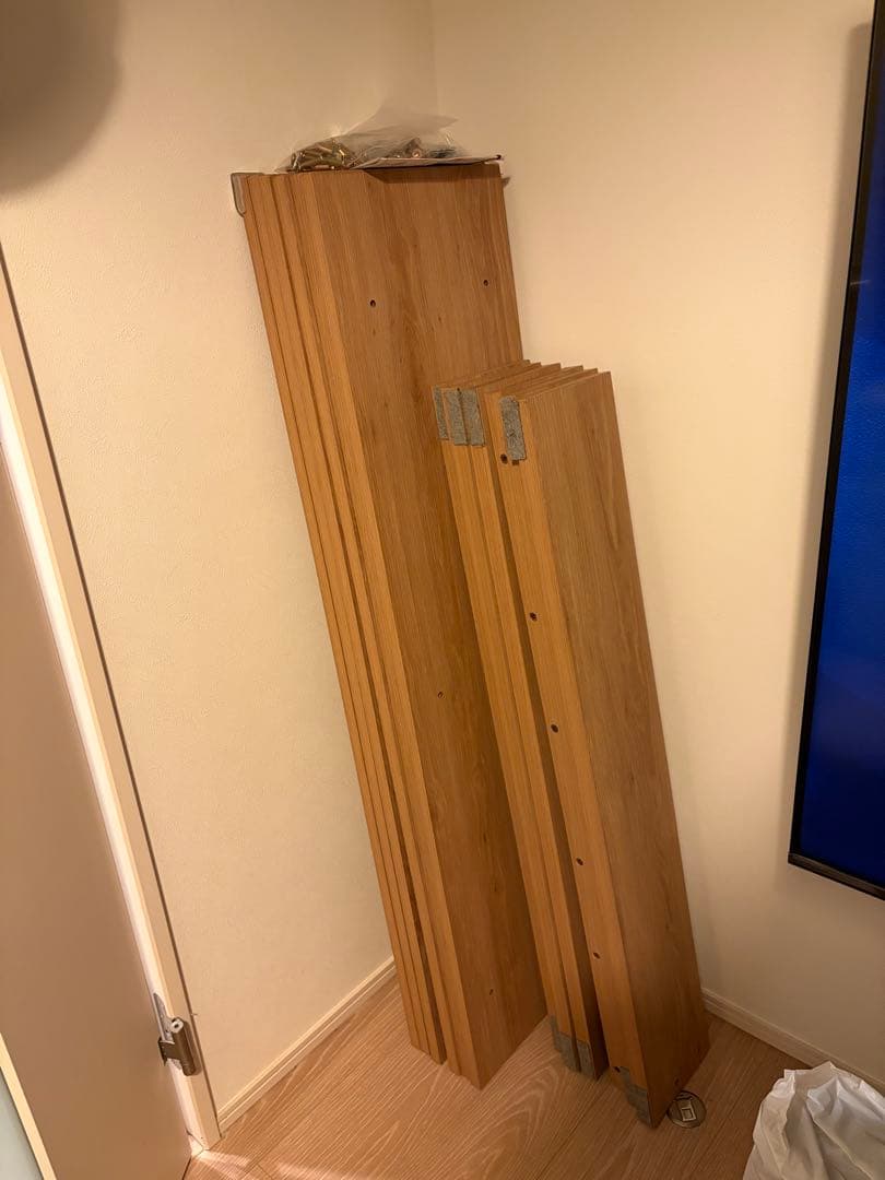 【2月限定】LOWYA シングルベッドフレーム ナチュラル