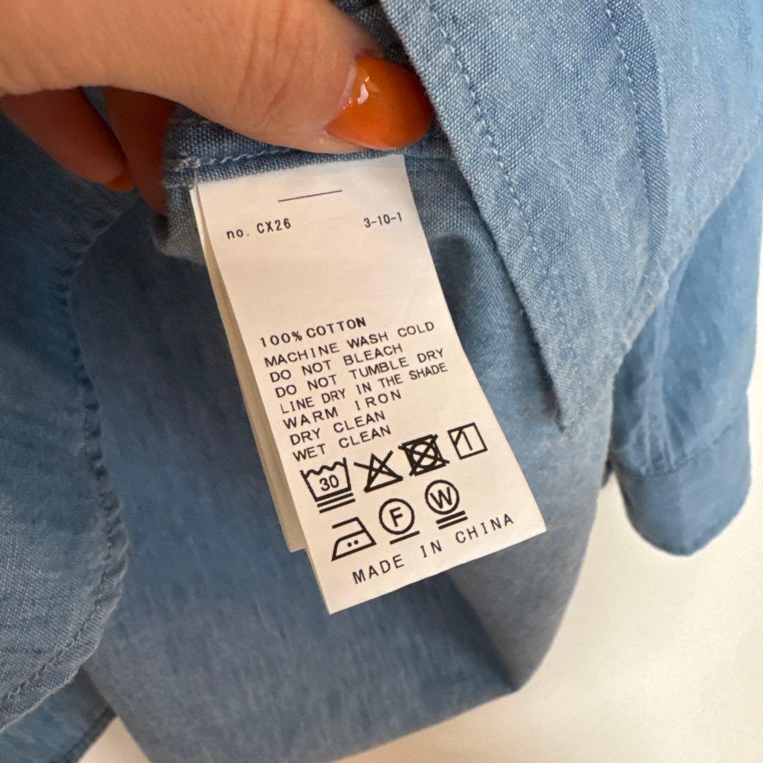 2025年　フレームワーク　ダンガリーシャツ