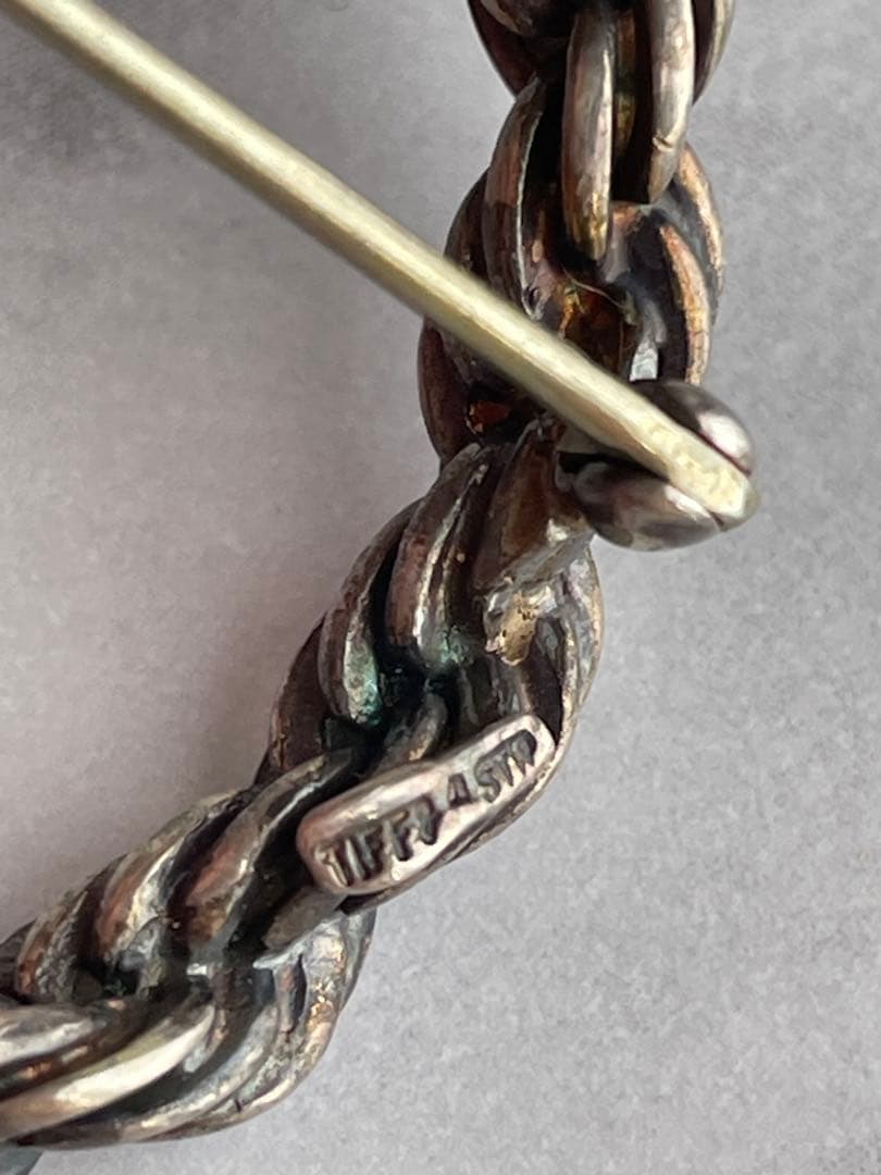 【希少】Tiffany(ティファニー)sv925シルバーブローチ ツイスト