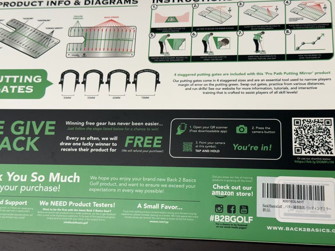 未使用品 PRO PATH Putting Mirror パッティングミラー