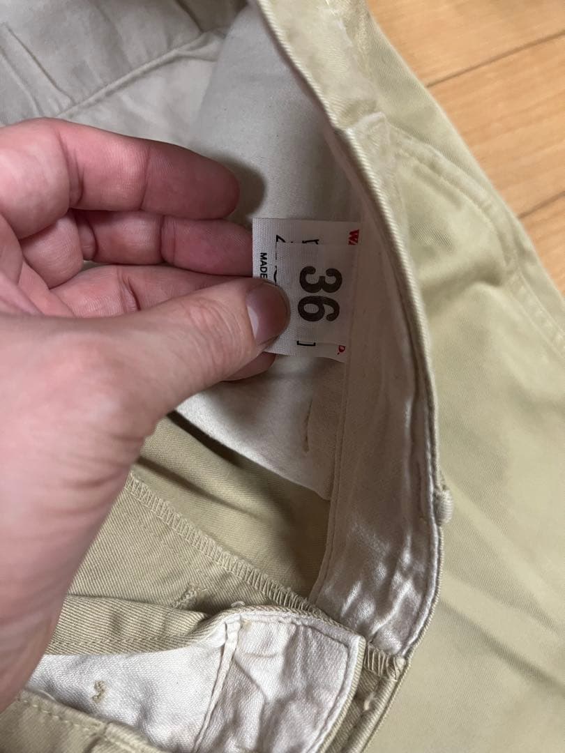 ウエアハウス　ベージュ チノパン サイズ36 マッコイ　jelado デニム