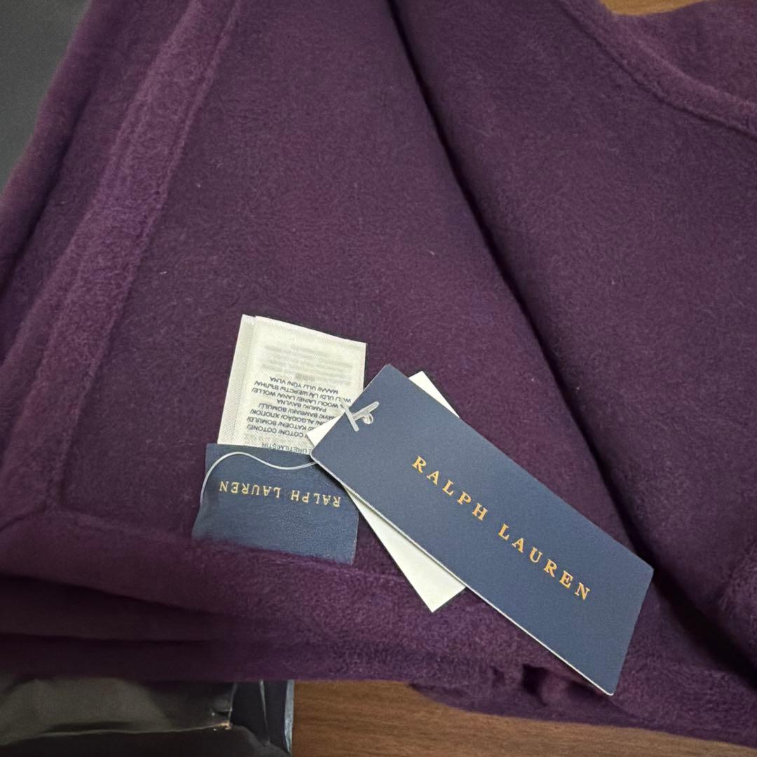 Ralph Lauren パープルブランケット