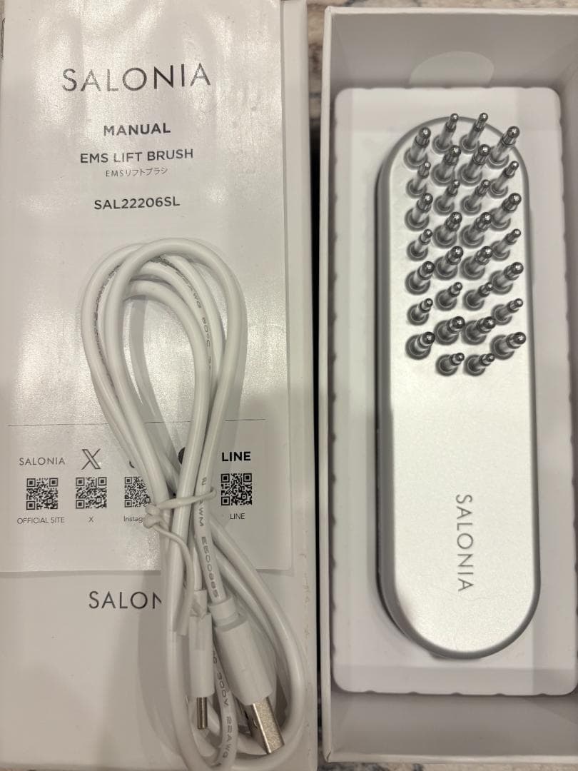 SALONIA サロニア EMS 電気ブラシ