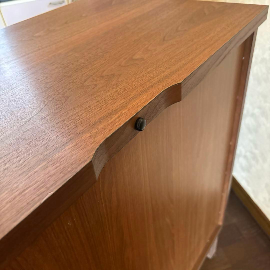 【美品】サイドボード スクエア ウォールナット 大川家具