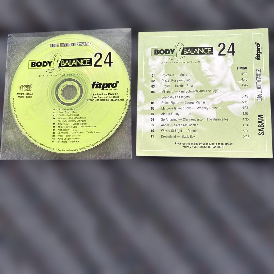 BODYBALANCE 24 DVD & CD&コリオシート