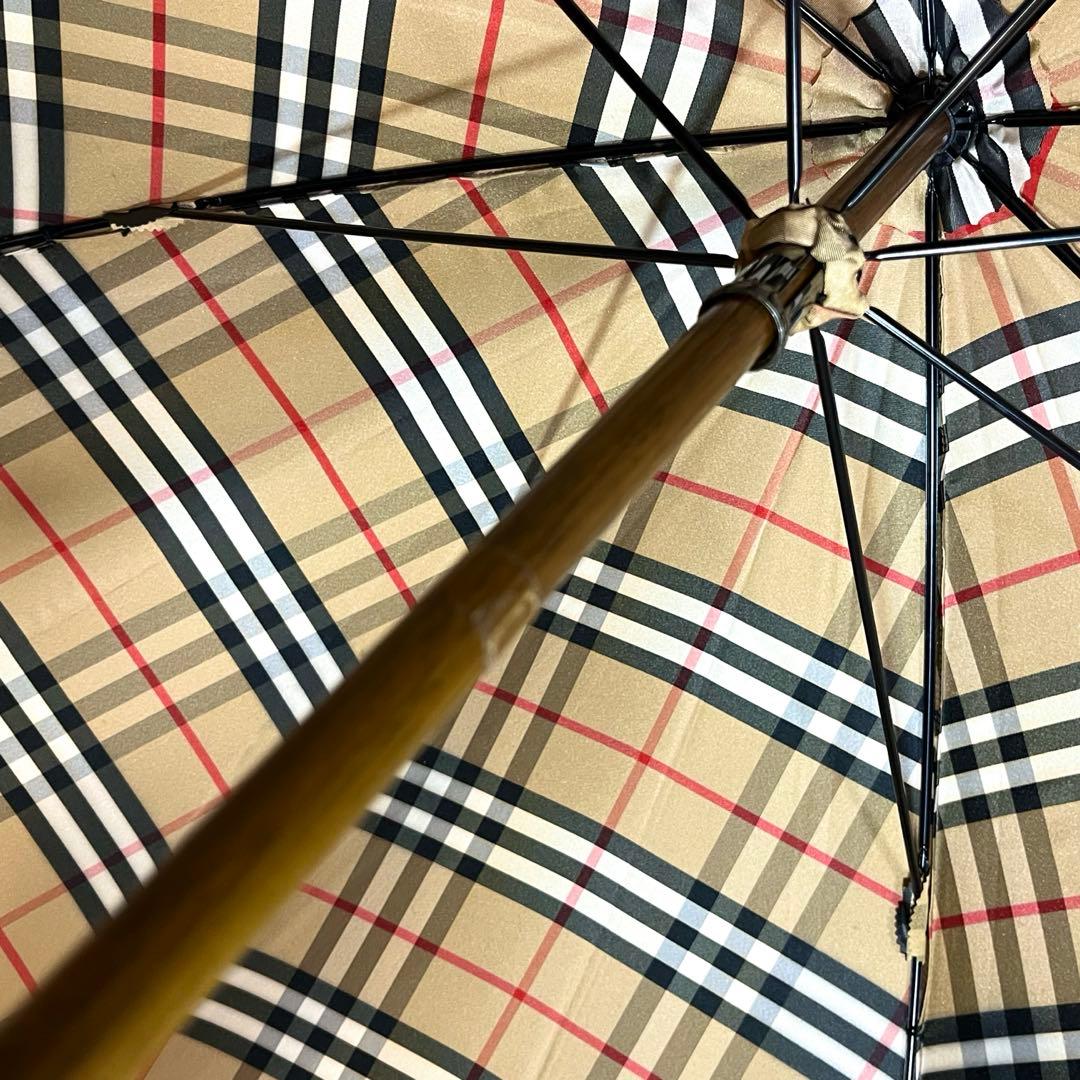 Burberry バーバリー ノバチェック 長傘 ヴィンテージ 大人気